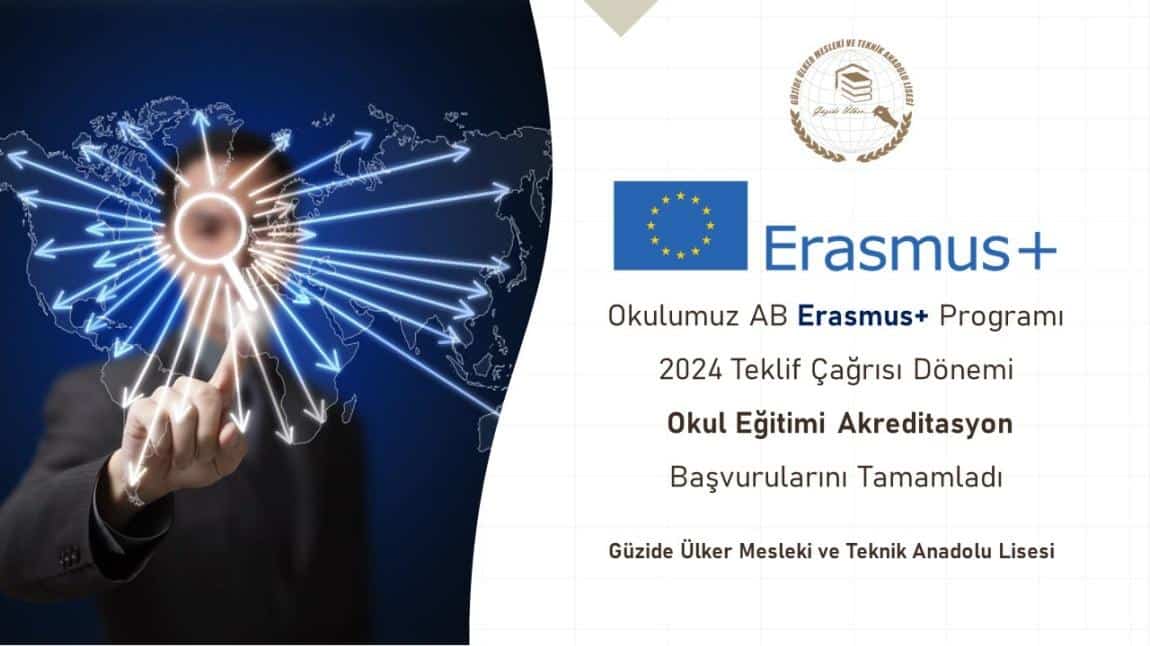 Okulumuz AB Erasmus+ Programı 2024 Teklif Çağrısı Dönemi Okul Eğitimi Akreditasyon Başvurularını Tamamladı