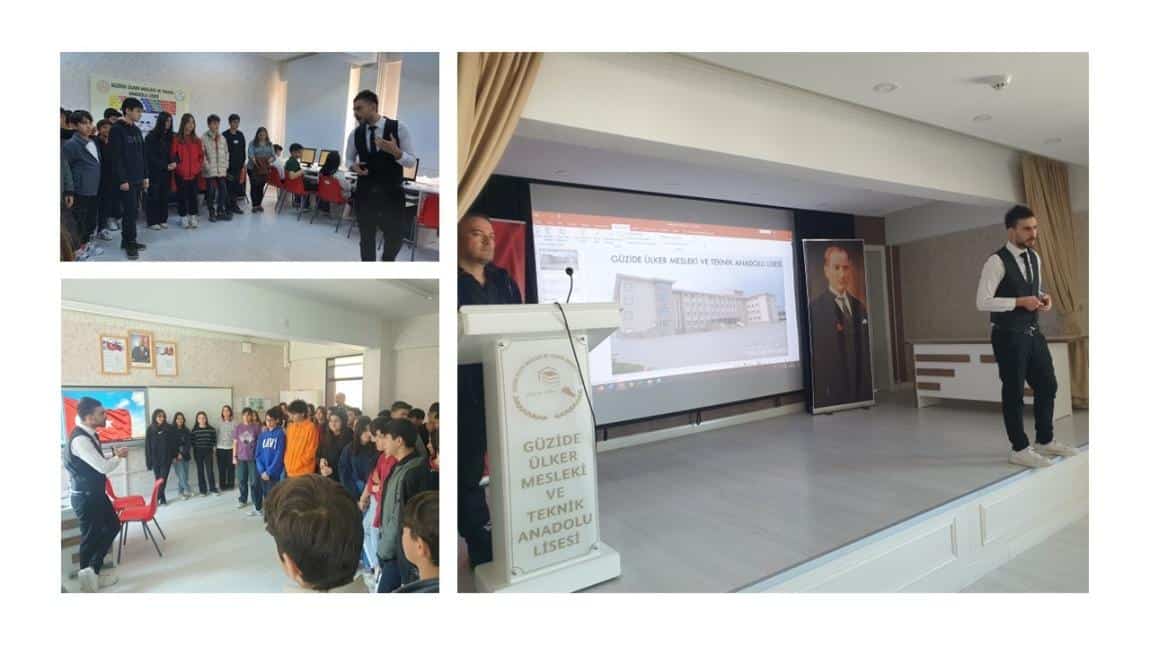 Mesleki Tanıtım ve Yöneltme Çalışmaları Kapsamında Yakupoğlu Ortaokulu Öğrencilerimiz Okulumuzu Ziyaret Ettiler