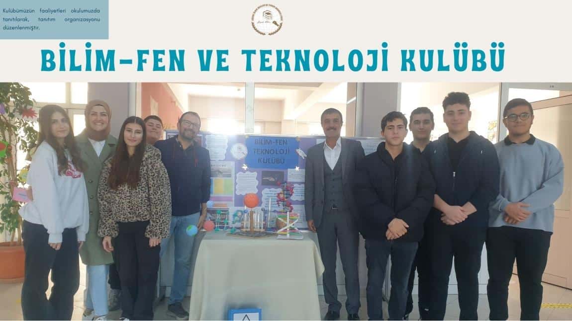 Kulüp Tanıtım Haftası Kapsamında Bilim-Fen ve Teknoloji Kulübümüz Kulüp Faaliyetlerini Tanıttılar