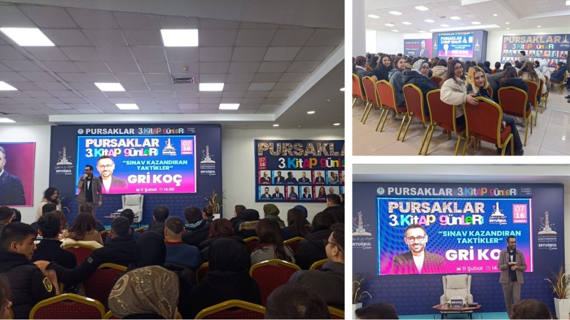 Öğrencilerimiz Pursaklar 3. Kitap Günleri Kapsamında Yazar Gri Koç İle Buluştu